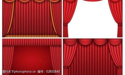 舞台幕布帷布图片素材